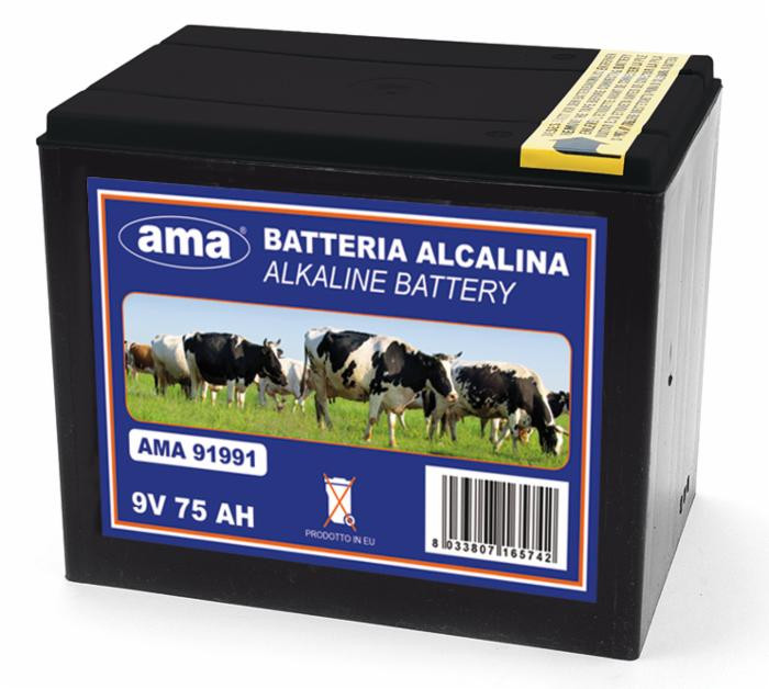 Pila alkalina 9V 75Ah - Ama