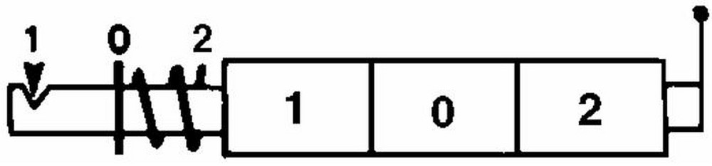 Distributore Walvoil SD4 a 1 leva doppio effetto - 40L con tacca in posizione 1 e 2 - Walvoil