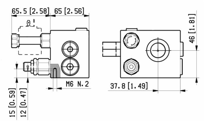 Fiancata d'ingresso Flow Sharing portata 120 litri/minuto - Bosch Rexroth