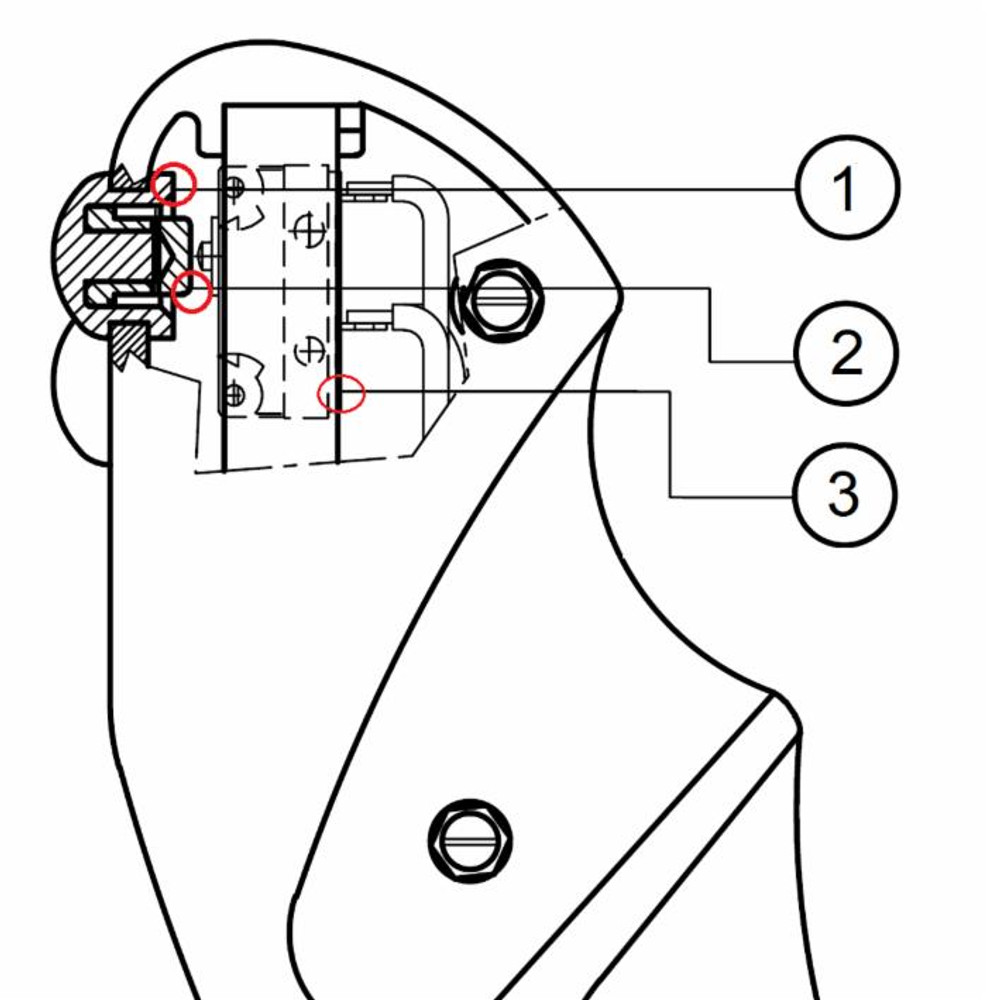 Pulsante intermedio per impugnature ergonomiche - Ama Refluid