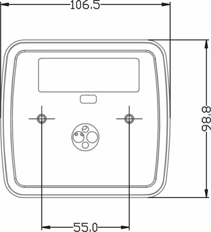 Fanale posteriore dx LED  106,5x98x35mm - Ama