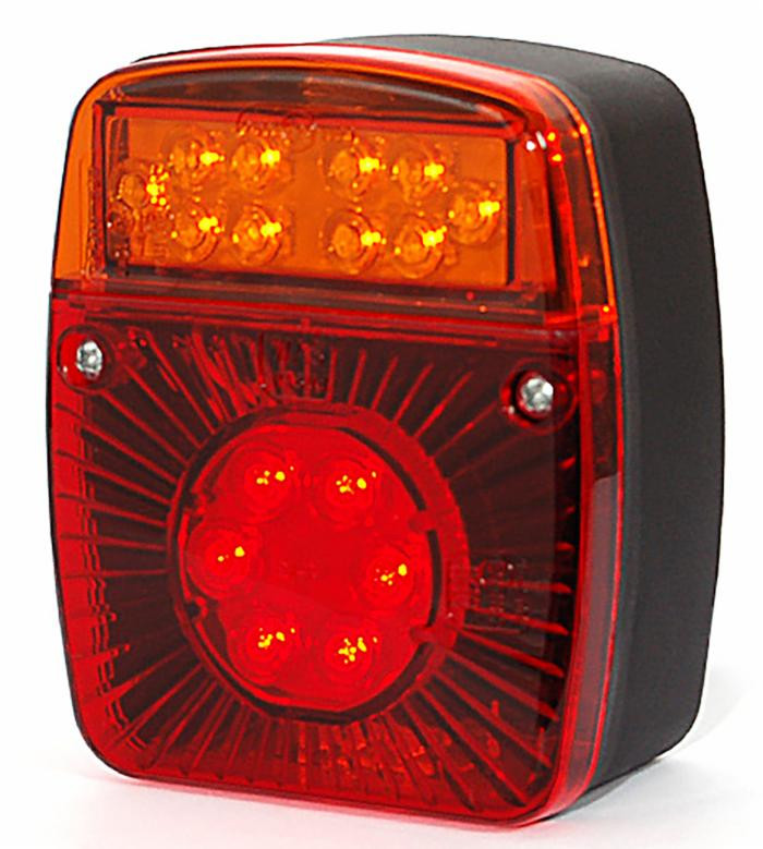 Fanale posteriore LED dx 12-24V 121x56x101mm - Ama