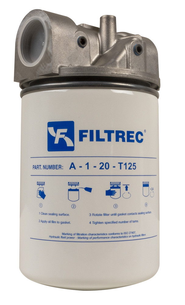 Filtro oleodinamico Spin-on sul ritorno da 1”1/4" 125µ - Ama Refluid