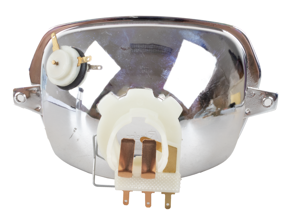 Fanale anteriore per trattore Ama 138,5x84mm con luce abbagliante e anabbagliante - Ama