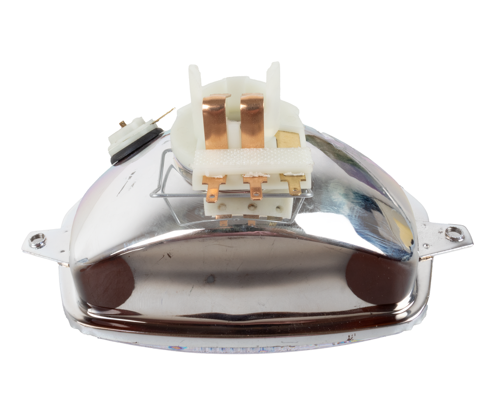 Fanale anteriore per trattore Ama 138,5x84mm con luce abbagliante e anabbagliante - Ama