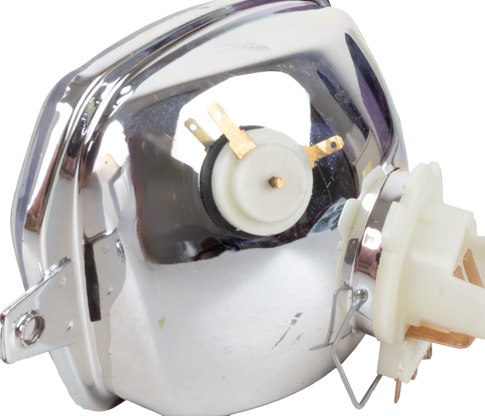 Fanale anteriore per trattore Ama 138,5x84mm con luce abbagliante e anabbagliante - Ama