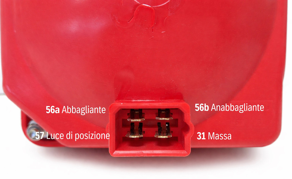 Proiettore simmetrico anteriore 140x140mm adattabile Cobo 05102000 - Cobo