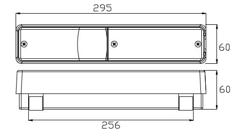 Fanale posteriore 3 luci dx-sx fissaggio con viti M5 Ama - Ama