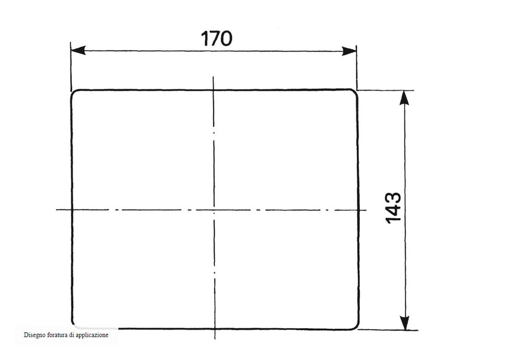 Fanale posteriore alogeno sinistro Cobo 188x140mm 4 funzioni luce - Cobo