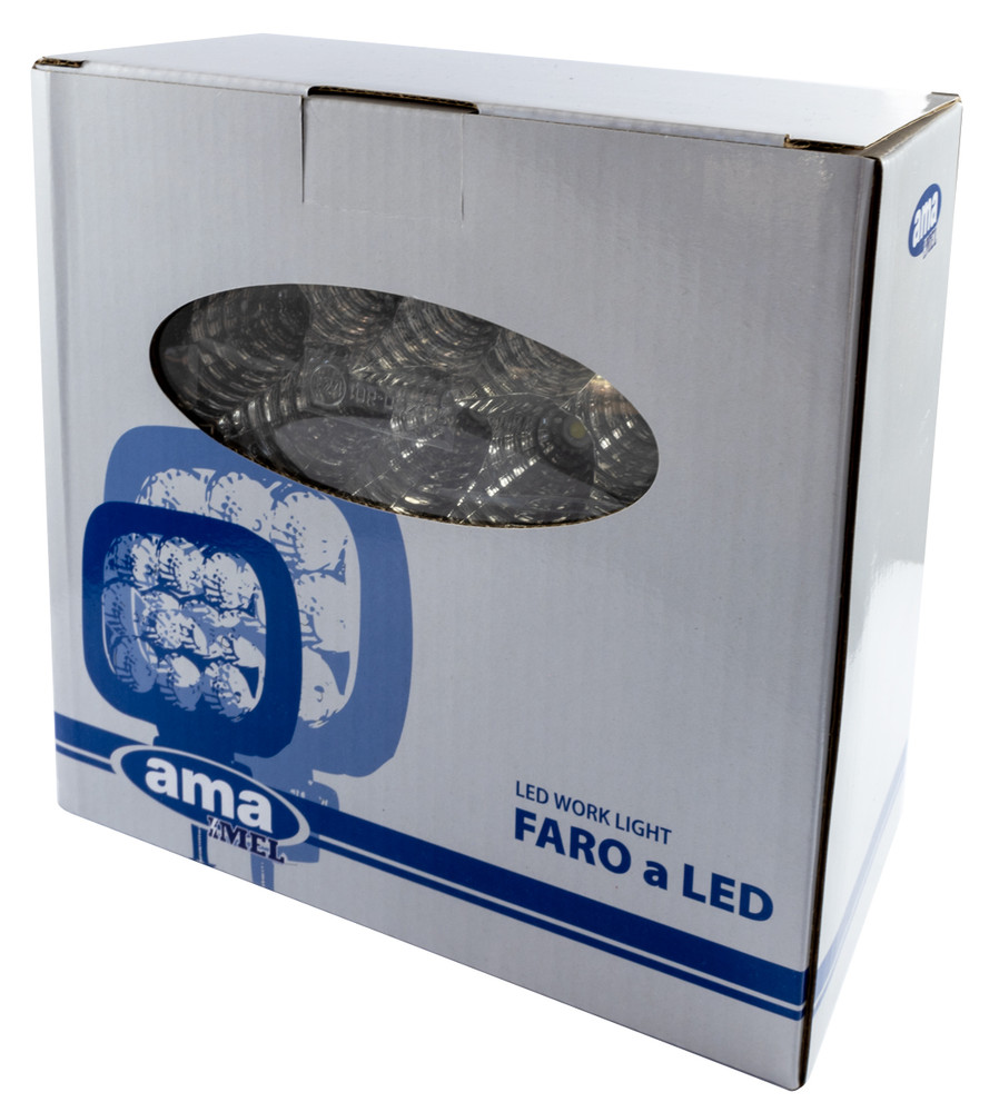 Faro da lavoro ovale 8 LED 24W 12-28V - Ama