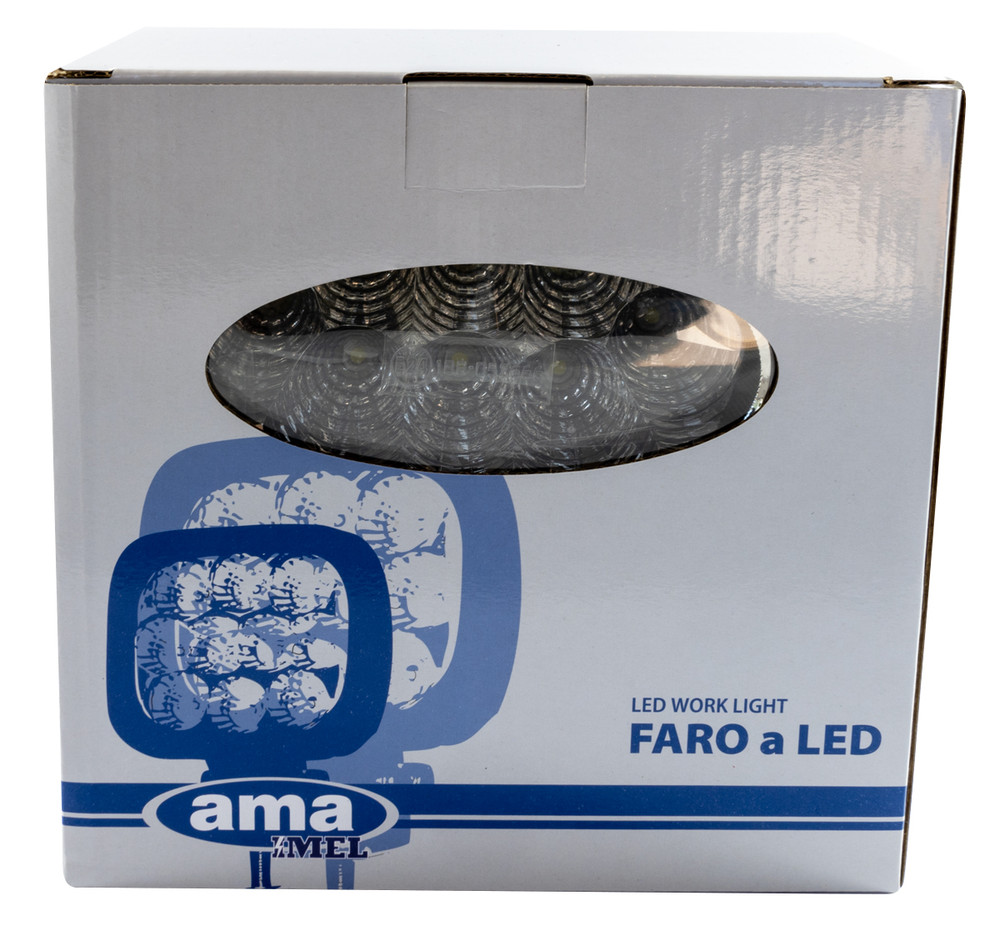 Faro da lavoro ovale 8 LED 24W 12-28V - Ama
