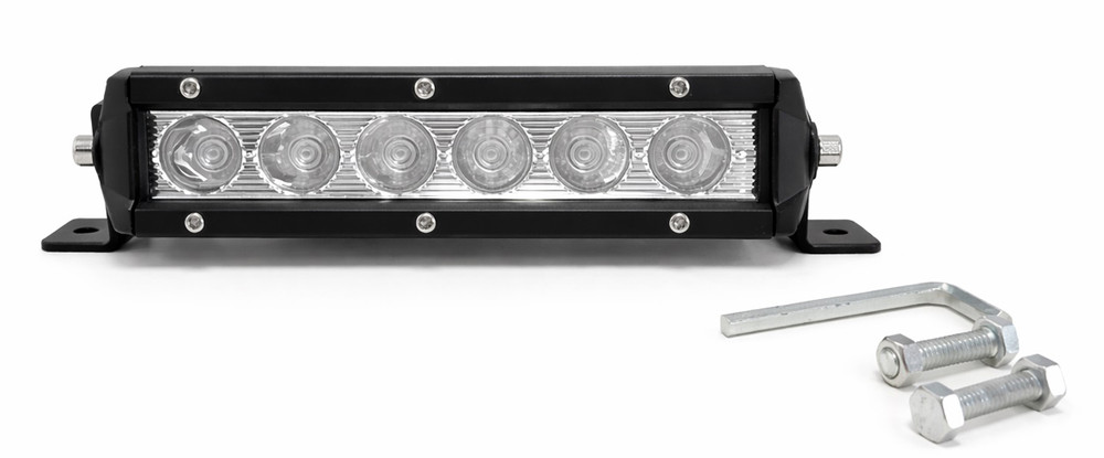 Faro da lavoro a barra 6 LED Epistar a lungo raggio Spot 30W IP67 - Ama