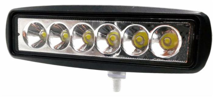 Faro da lavoro 6 LED a lungo raggio Spot 18W IP67 - Ama