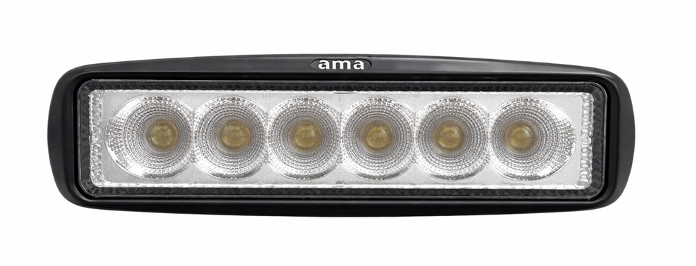 Faro da lavoro 6 LED a lungo raggio Spot 18W IP67 - Ama