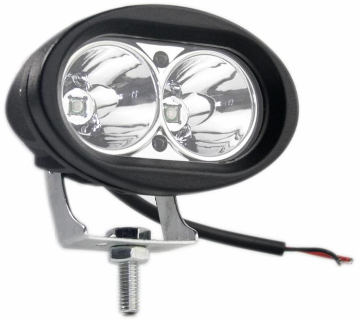 Faro da lavoro a 2 LED a lungo e ampio raggio Spot freddo 10W IP67 - Ama