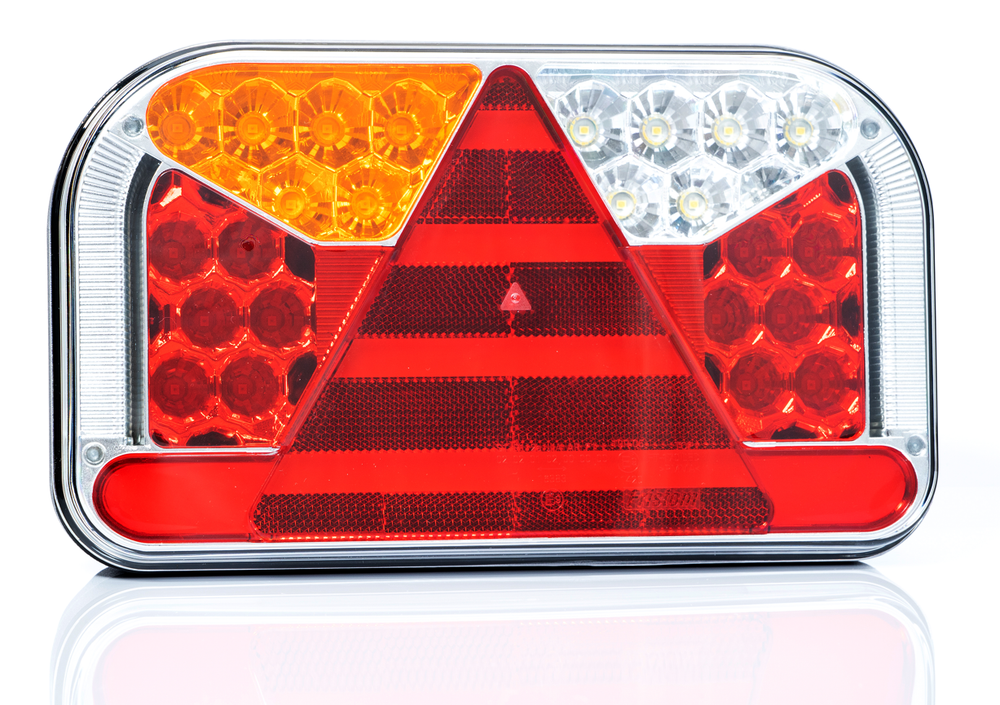 Fanale posteriore sinistro LED 12-36V 240x55x140mm - Ama