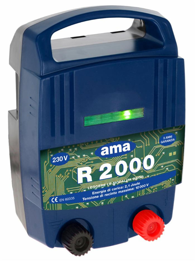 Elettrificatore per recinti Ama R2000 da 230V - Ama