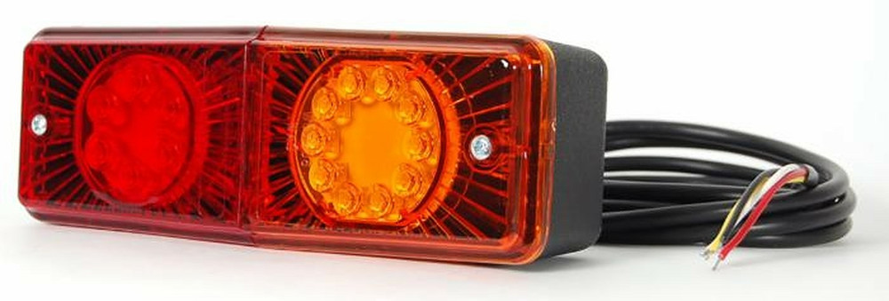 Fanale posteriore dx-sx 6 LED 200x70x60mm - Ama