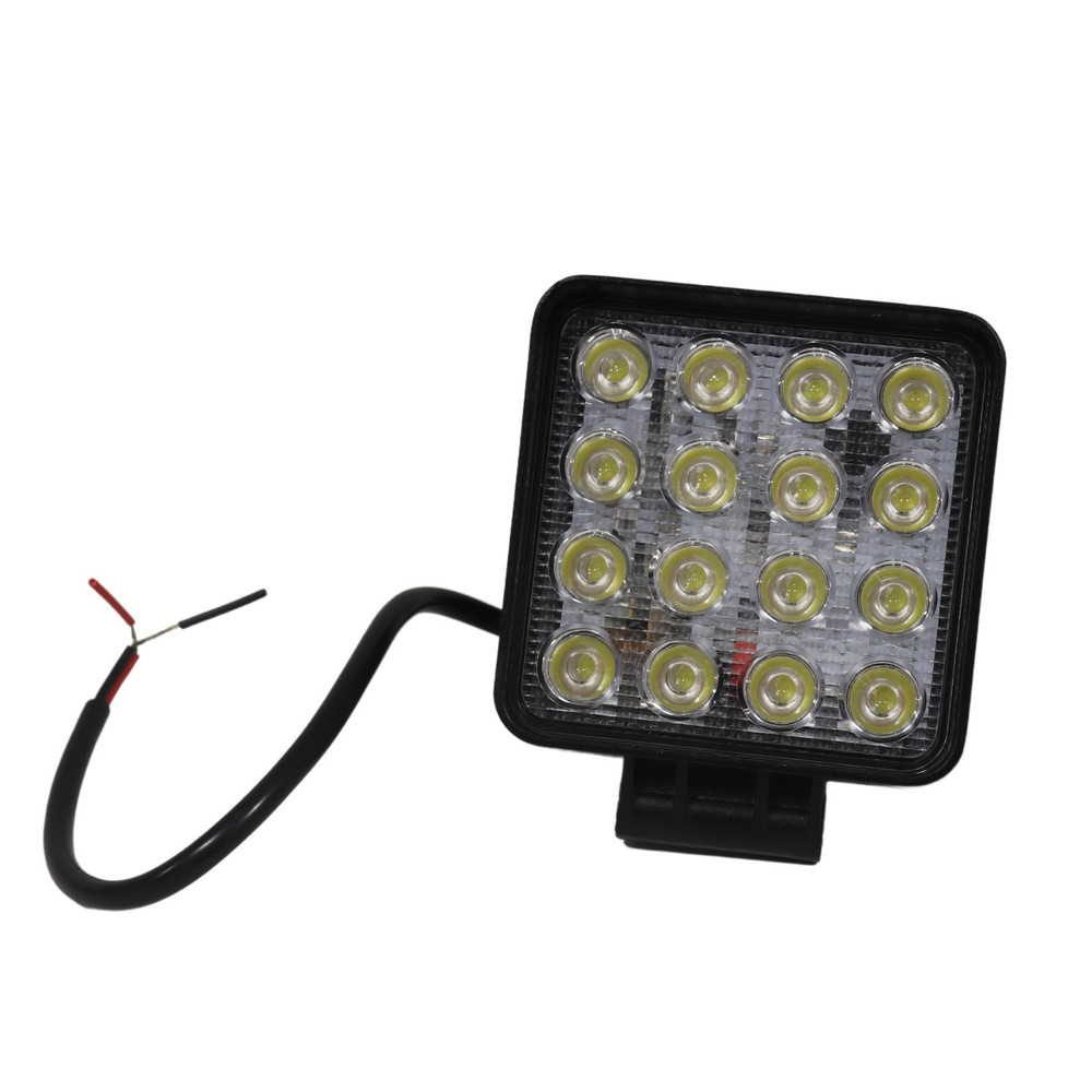 Faro da lavoro 16 LED Epistar a largo raggio freddo 48W IP67 - Ama