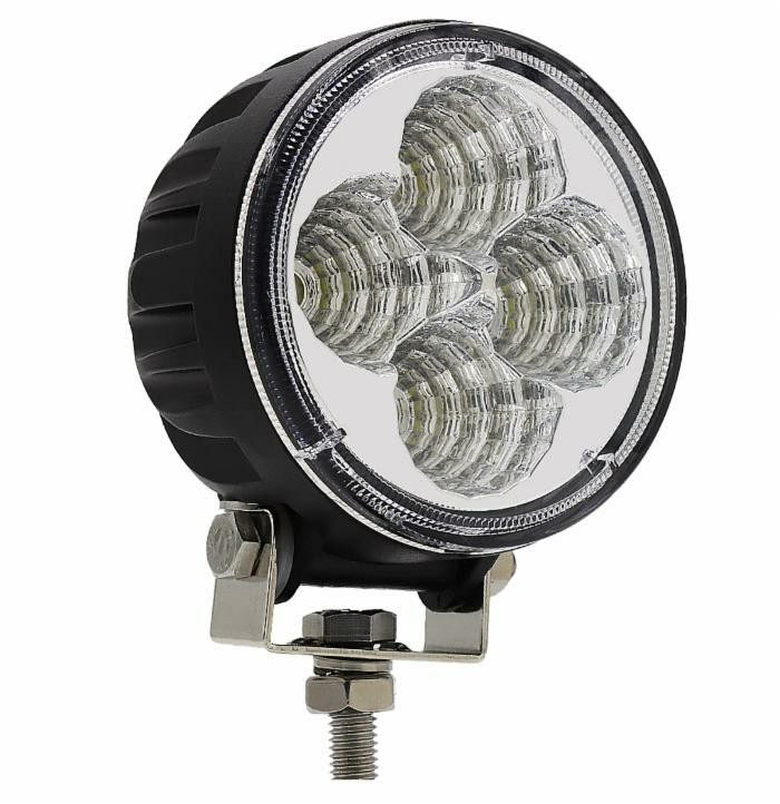 Faro da lavoro 4 LED Epistar a largo raggio freddo 12W IP67 - Ama