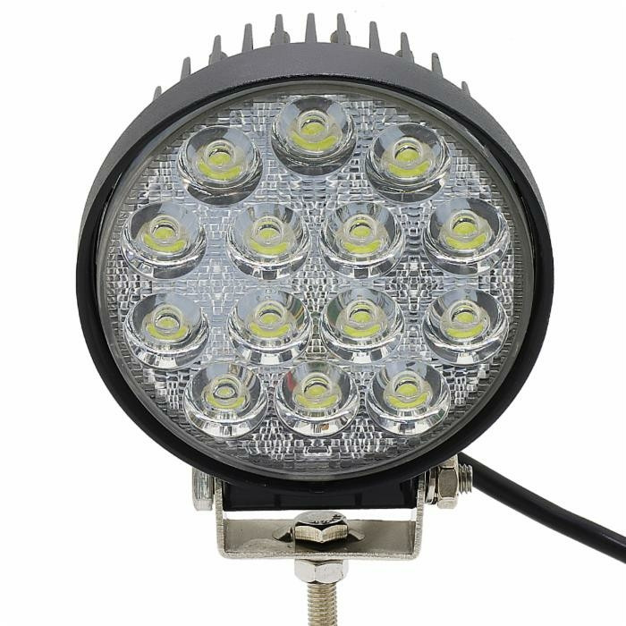 Faro da lavoro 14 LED Epistar a largo raggio freddo 42W IP67 - Ama