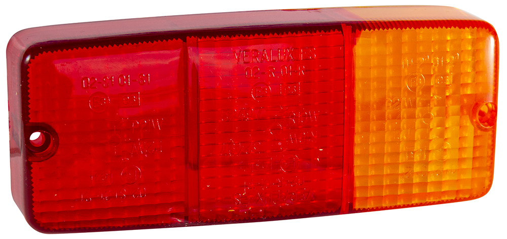 Lente di ricambio fanale posteriore dx a 3 luci per art. 02817 e 02822 - Ama