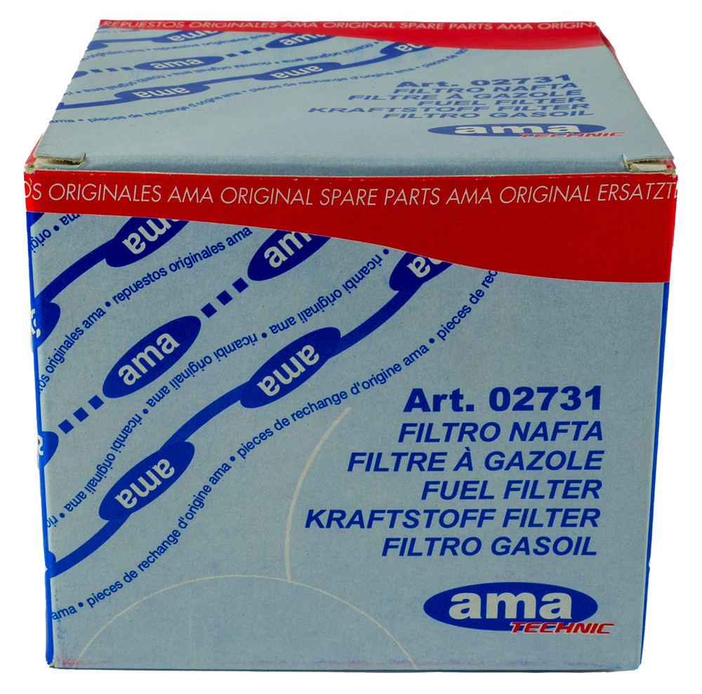 Filtro nafta e gasolio adattabile al riferimento originale Fiat 1909100 CAV basso 296 - Ama