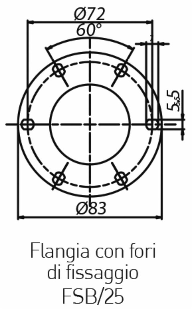 Tappo con filtro e cestello a 6 fori di fissaggio - No brand