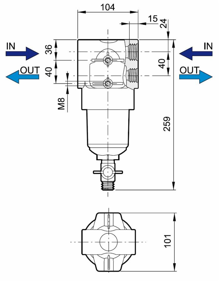 Filtro in linea per alta pressione - Arag