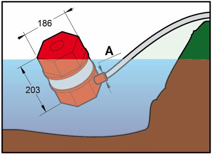 Filtro galleggiante bocca ø 50 - Arag