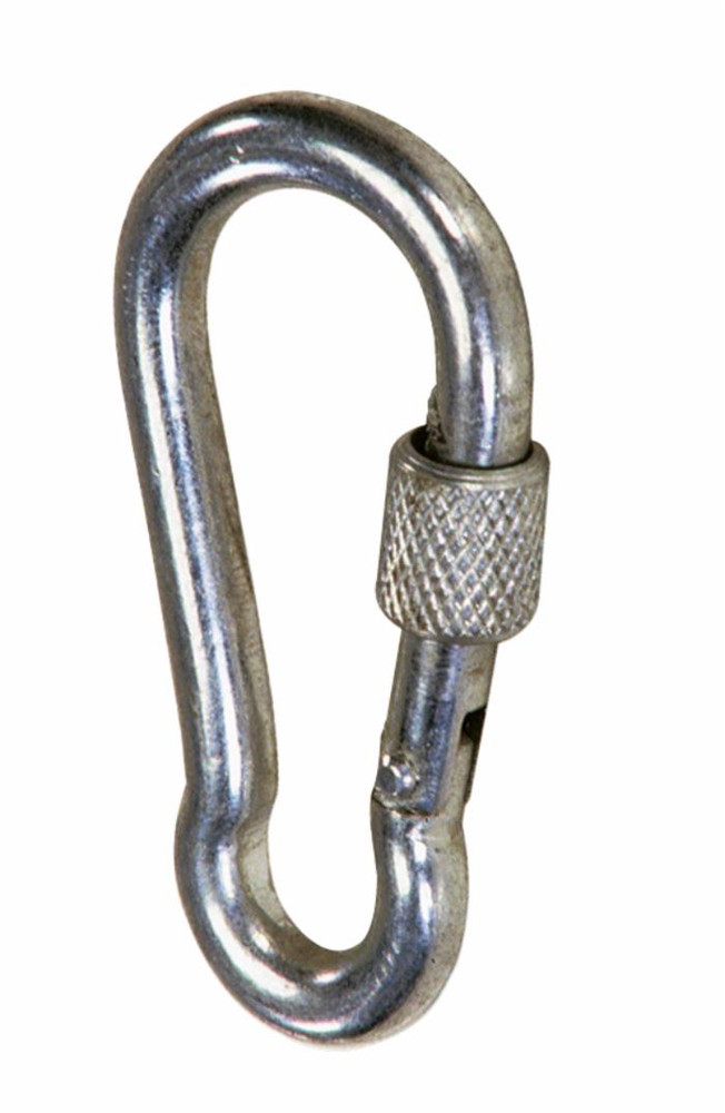 Moschettone con ghiera filo ø 10mm - Ama