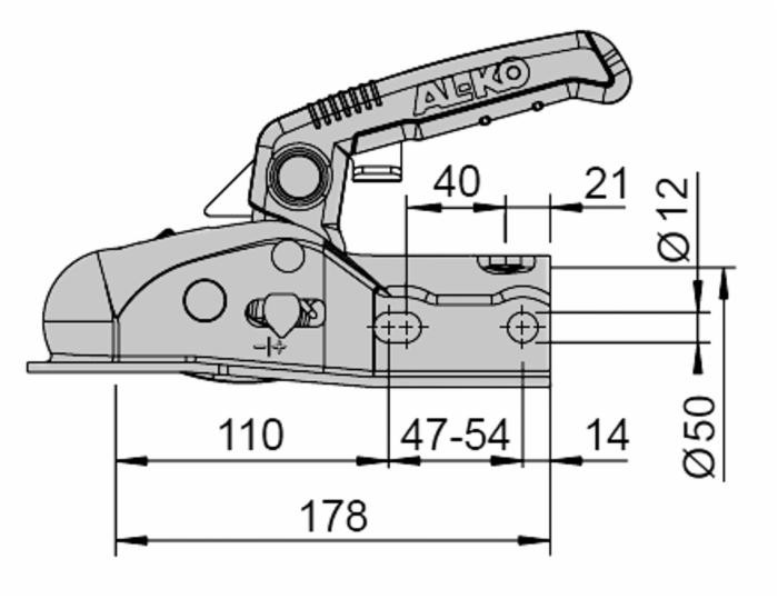 Giunto a sfera di traino AK161 - Al-Ko