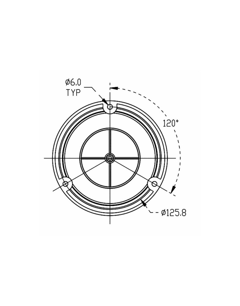 Lampeggiante alogeno per trattori base piana 12V 55W luce rotazionale - Ama