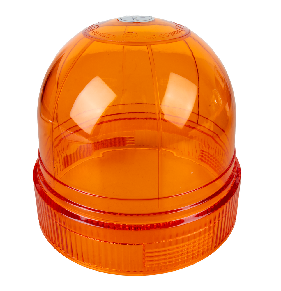 Lampeggiante alogeno per trattori base piana 12V 55W luce rotazionale - Ama