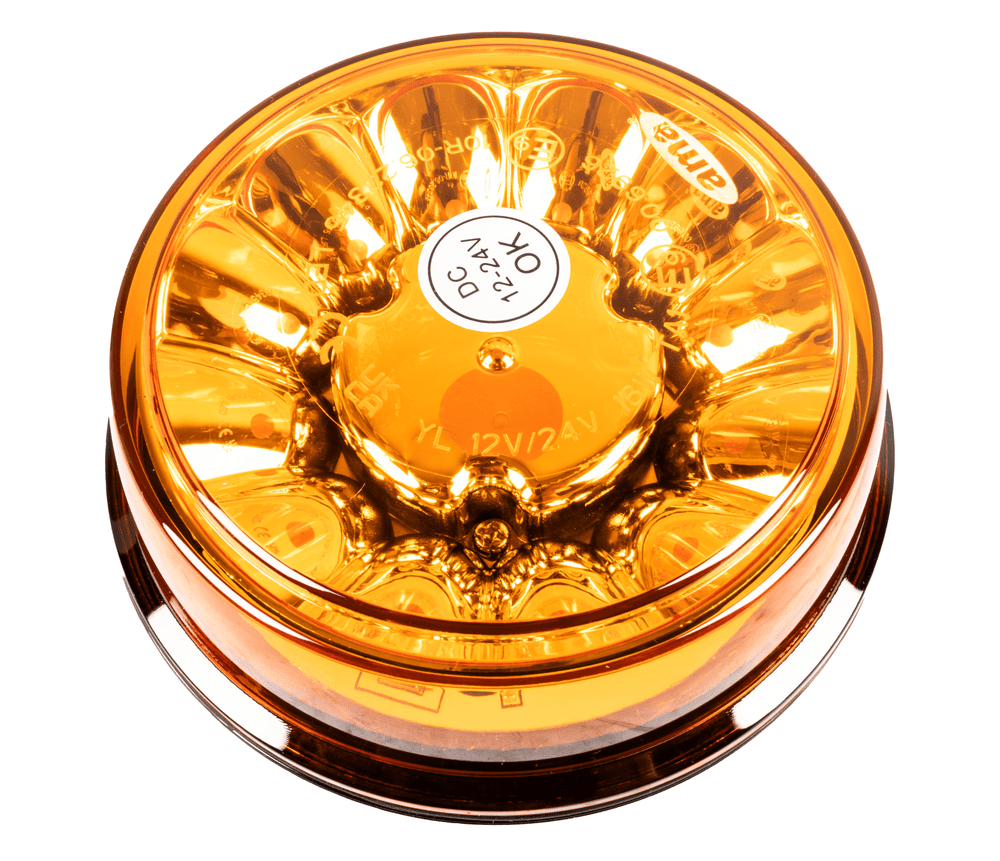 Lampeggiante a LED 12-24V base flessibile - Ama