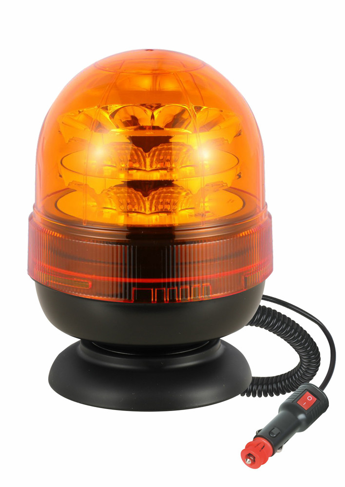 Lampeggiante a LED 12-24V base magnetica con 16 led da 3W - Ama