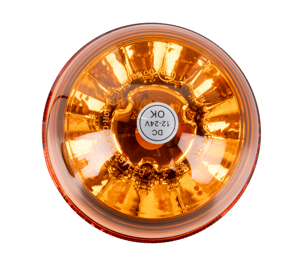 Lampeggiante base piana 12 LED 12-24V - Ama