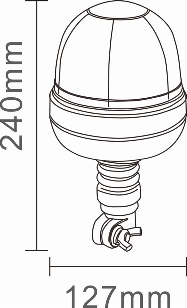 Lampeggiante Gea base baionetta 16 LED 12-24V - Ama