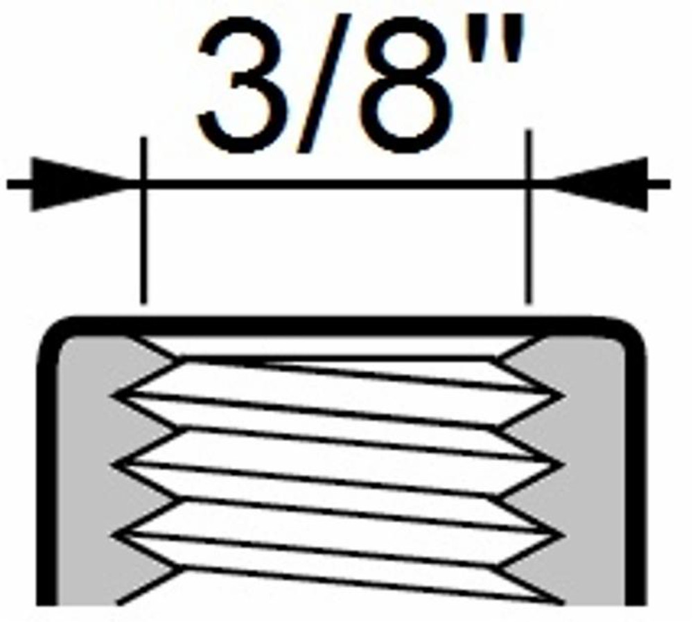 Portagetto per diserbo filettato G3/8F senza testina e con antigoccia a membrana e attacco rapido - Arag