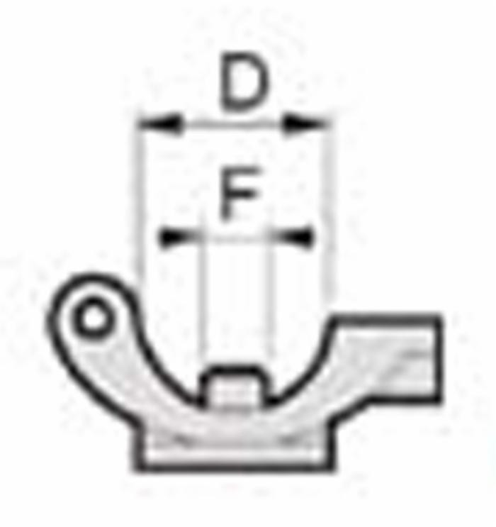 Portagetto per diserbo a cavallotto snodato con antigoccia a membrana G 1/2 - Arag