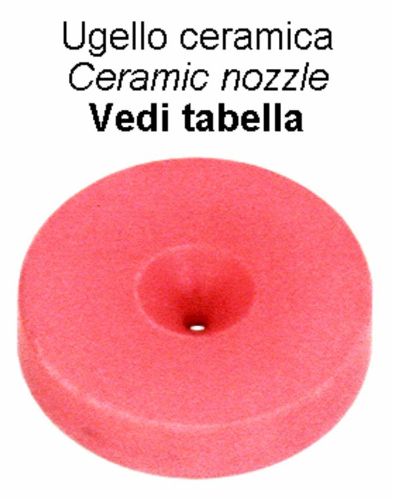 Ugello in ceramica AMT Ø 15x3 con foro Ø 1,8mm - Ama