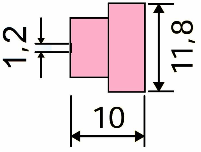 Ugello in ceramica diametro foro Ø 1,8mm - Asj Spray-Jet