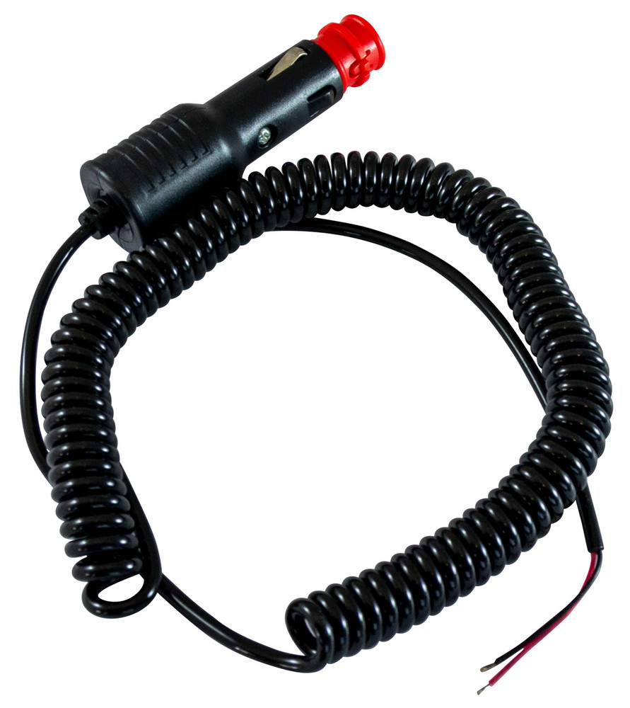 Cavo spiralato con spina accendisigari on/off 3,5m - Ama