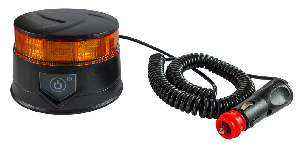 Lampeggiante magnetico LED a batteria 12-24V - Ama