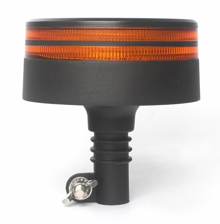 Lampeggiante 50 LED 12-24V e 25W a doppia luminosità base flessibile - Ama