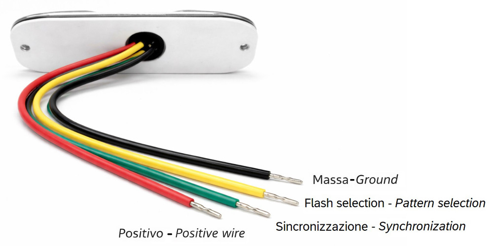 Luce di segnalazione Flash 3LED Arancione - Ama