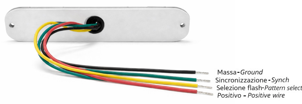 Luce di segnalazione flash 6 Led arancio - Ama