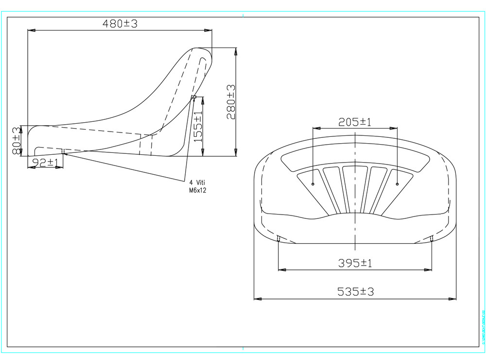 Imbottitura per sedili adattabile a Fiat 4982202 - Seat Industries