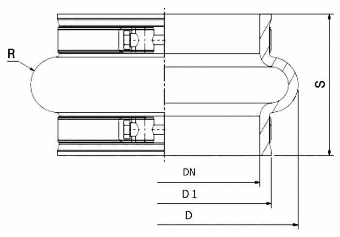 Giunto antivibrante in gomma Ø 150 - Riv