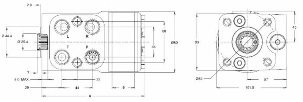 Idroguida Danfoss STU 125cc - Danfoss
